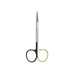 Iris TC Super-Cut Straight Scissors Fig. 1 – 11.5 cm Precision Surgical Scissors with Tungsten Carbide Blades