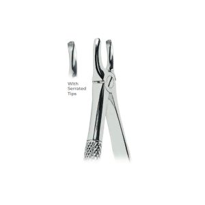 Extracting Forceps Fig. 3 – Serrated Tips for Overlapping Upper Incisors & Canines | Precision Dental Tool