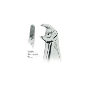 Extracting Forceps with Serrated Tips for Lower Premolars Fig. 13 – Durable Precision Dental Extraction Instrument