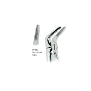 Extracting Forceps Fig. 31 – Serrated Tips for Lower Roots and Incisors – Precision Dental Extraction Instrument