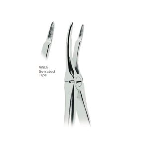 Extracting Forceps Fig. 49 – Serrated Tips for Upper Roots – Precision Dental Extraction Instrument