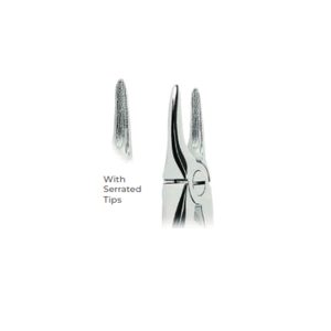 Extracting Forceps Fig. 29N – Serrated Tips for Upper Roots and Incisors – Precision Dental Extraction Instrument