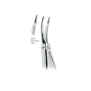 Extracting Forceps Fig. 349 – Serrated Tips for Upper Roots – Precision Dental Extraction Instrument