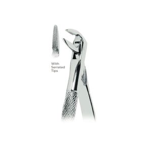 Extracting Forceps Fig. 359 – Serrated Tips for Lower Roots – Precision Dental Extraction Instrument