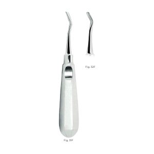 Friedman Root Elevator Fig. 32F – Stainless Steel Dental Tool with Ergonomic Handle for Effective Extractions