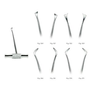 Walter F. Barry Root Elevator Fig. 320 – Durable Stainless Steel Dental Instrument with Ergonomic Handle