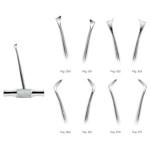 Walter F. Barry Root Elevator Fig. 323 – Stainless Steel Dental Extraction Tool with Ergonomic Handle Design