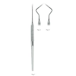 Heidbrink Root-Tip Picks with Stainless Steel Handle Fig.1 – Durable Dental Instrument for Precise Root Canal Procedures
