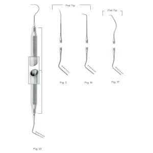SC Light Goldman-Fox Flat Tip Combination Explorer & Probe Fig. 16 – Essential Dental Tools for Accurate Exams