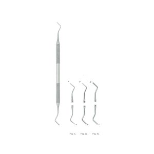 Lisci Filling Instrument Smooth Fig 2L – Precision Stainless Steel Dental Tool for Amalgam Placement & Restoration Work