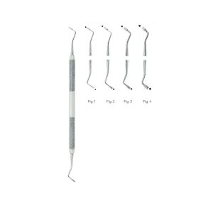 Amalgam Instruments, Serrated, Fig 3 – Durable Dental Tools with Serrated Tips for Precise Carving and Shaping of Amalgam Restorations