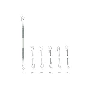 Mesial Gingival Margin Trimmers, Black/29, Fig 4 – Precision Dental Instruments for Accurate Gingival Margin Trimming in Restorative Dentistry