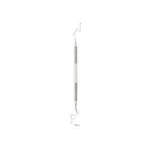 De Marco Curettes and Scalers, Fig 2 – Precision Dental Instrument for Subgingival Scaling and Root Planing – Stainless Steel