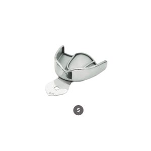 New Super High Grip Solid S.S. Impression Dental Trays Small Sized (S), U4, 67x53mm for secure dental mold capture