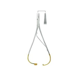 Mathieu TC Needle Holder 17cm – Precision Surgical Tool with Tungsten Carbide Inserts for Enhanced Suturing Control