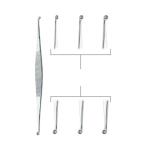 Martini Bone Curettes Fig. 0/1 – Stainless Steel Surgical Instrument for Bone Scraping & Orthopedic Procedures