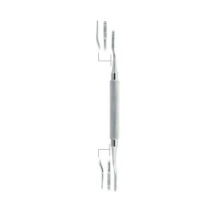 Polokoff Bone File Fig. 1 – Dental Surgical Instrument for Bone Smoothing & Shaping, Stainless Steel, Double-Ended Precision Tool