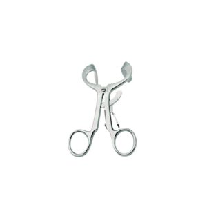 Molt Mouth Gag with Tongue Forceps 11cm – Pediatric Surgical Retractor for Oral Procedures in Children
