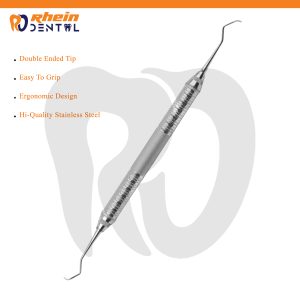 Columbia Curette – Ergonomic Stainless Steel Dental Instrument for Precision Scaling & Periodontal Care