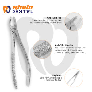 Dental Tooth Extraction Forceps Fig. 17 – Professional Instrument for Upper Right Molars in Pakistan