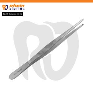 High-quality 15 cm tooth forceps made of stainless steel for safe and precise tooth extraction. Ergonomic design ensures optimal leverage, reusable, and autoclavable. Ideal for dentists and oral surgeons in Pakistan.