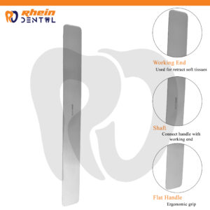 Malleable Retractor Small 15 cm 20 mm – Maxillofacial Tissue Retractor