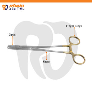 Stainless steel 18 cm orthodontic wire holder with tungsten carbide-tipped jaws, reusable and autoclavable, ideal for professional dental clinics in Pakistan
