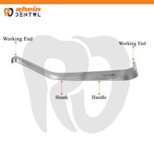 Channel Retractor stainless steel maxillofacial surgical tissue retraction instrument