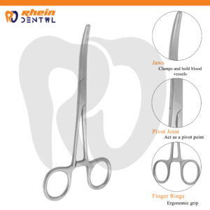 Pean Artery Forceps CVD Small 13 cm – Maxillofacial Hemostatic Tool