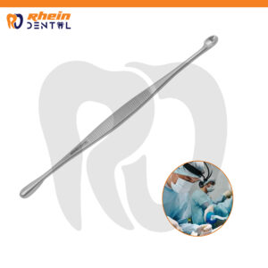 Volkmann Bone Curette D/E 17 cm – Maxillofacial Surgical Tool